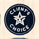 A 'Client's Choice' badge or seal, indicating high customer satisfaction.